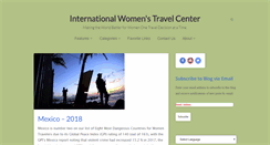 Desktop Screenshot of internationalwomenstravelcenter.com